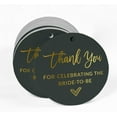 thumbnail image 2 of Inkdotpot Gold Foil Paper Hang Tags Thank You For Celebrating The Bride To Be Bridal Shower Favor Tags 50 Pieces, 2 of 6