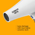 thumbnail image 6 of Conair Style & Shine Hair Dryer, 1875 Watts, Diffuser, Concentrator & Detangler Attachments, 6 of 12