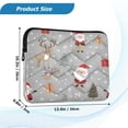 thumbnail image 3 of Quilted Laptop Sleeve for 13-16 Inch Laptops Protective Laptop Case Cover Lightweight Travel & Office Essentials Cartoon-style Christmas Characters, 3 of 8