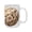 white, variant on 15oz Champagne Rose Ceramic Mug - Elegant & Durable Drinkware for Every Day