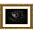 thumbnail image 1 of Brazeau, Claude 14x11 Gold Ornate Wood Framed with Double Matting Museum Art Print Titled - The Unforgiven, 1 of 4
