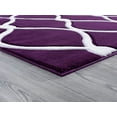 thumbnail image 5 of United Weavers Drachma Freya Modern Trellis Accent Rug, Plum, 2'7" x 4'2", 5 of 5