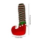thumbnail image 2 of Funda navideña para silla, calcetines, elfos decorativos para decoración de fiesta en el hogar (pierna), color rojo, 2 of 8