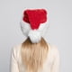 thumbnail image 4 of Gorro De Papá Noel De Navidad, Gorros Gruesos Y Esponjosos Grandes Rojos Para Adultos, Hombres, Mujeres, Gorro De Esquí Cálido, Gorros De Fiesta De Navidad, Cosplay De Papá, 4 of 8
