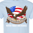 thumbnail image 4 of Inktastic Memorial Day Never Forget Our Heroes Bald Eagle T-Shirt, 4 of 5