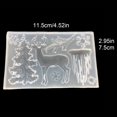 thumbnail image 3 of Christmas Tree & Snowflake Silicone Mold,Mirror Finish Fondant Chocolate Candy Decorating Tray,DIY Craft Baking Tool For Holiday,silicone mold,christmas baking,White,1PC, 3 of 5