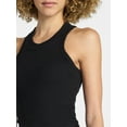 thumbnail image 5 of Avia Women's Cotton Ruched Rib Tank Top, Sizes XS-XXXL, 5 of 6