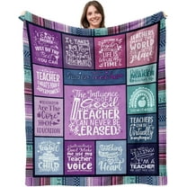 Teacher Blanket, Teacher Retirement Gifts for Women, Best Teacher Gifts Throw Blanket 50" X 60", Teacher Appreciation Gifts for Women, Teachers Day Graduation Retirement Gifts for Teacher