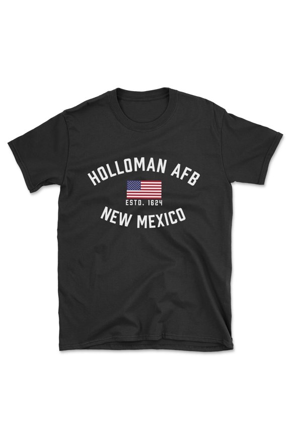 Holloman Afb New Mexico Patriot Men's Cotton T-Shirt