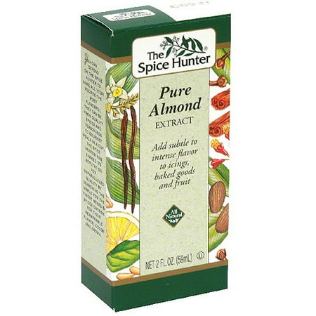 The Spice Hunter Pure Almond Extract, 2 oz (Pack of 6)