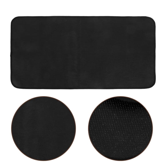 AURARMLET Portable Fire Resistant Bbq Mat Black for Outdoor Grill Deck and Patio Coverage