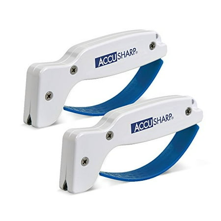 - AccuSharp 066C Large White/Blue Knife & Tool Sharpener 2 Count