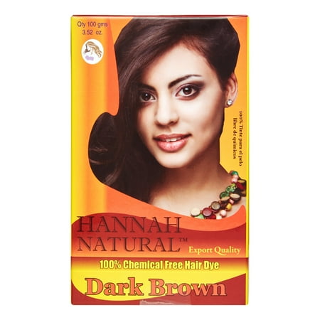 Hannah Natural 100 Chemical Free Hair Dye Dark Brown 100 G