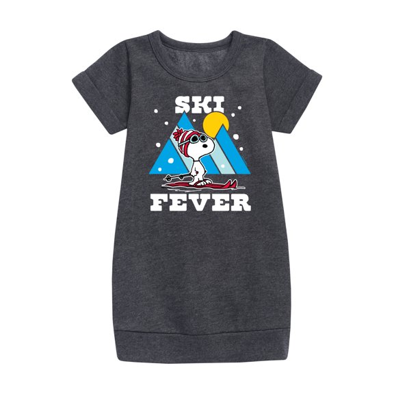 Peanuts - Ski Fever - Toddler & Youth Girls Fleece Dress