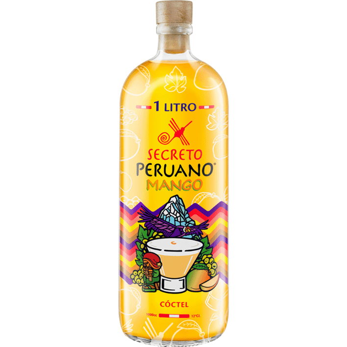 Pisco Secreto Peruano Sour Mango 12° 1000Cc