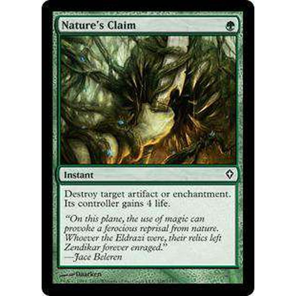 MtG Worldwake Common Nature's Claim #108
