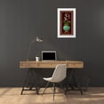 thumbnail image 3 of Kruskamp, Janet 15x24 White Modern Wood Framed Museum Art Print Titled - Ginger Jar with Orchids II, 3 of 4