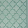 thumbnail image 4 of 4 X 6 Aqua And Teal Ikat Indoor Outdoor Area Rug, 4 of 5