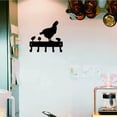 thumbnail image 2 of The Metal Peddler Hen Chicks Chickens Farm Key Rack - Small 6 Inches Wide - Country Farm Decor; Home storage organization, 2 of 4