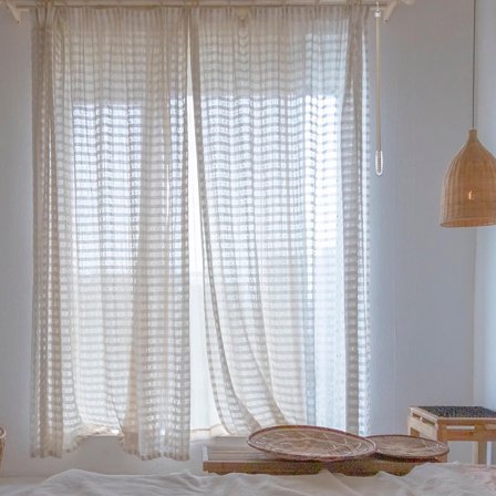 LEORX Modern Khaki Curtain Pull Rod Aluminum Alloy Hand Pull Design Convenient Curtain Opener