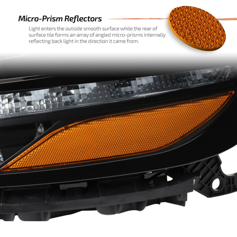 AKKON - Fit 2014-2018 Jeep Cherokee KL LED Daytime Running Lights