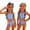 Blue, variant on CCRFTGI Girls Swimsuit Size 7-8 2 Piece Set Swimming Girls Bikini Beach Holiday Bathing Suits Cute Summer Polka Dots Girls Clothes Tankini Swimsuits Swimwear White 9-10 Years