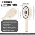 thumbnail image 2 of Electric Spray Air Cushion Comb, Electric Spray Air Cushion Comb 300mAh Rechargeable Wet Dry Detangling Brush, 2 of 9