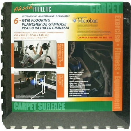 Venture Carpet Tiles, 6pk, Grey