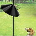 thumbnail image 5 of Wanfoou Squirrel Baffle for Bird Feeder Pole，Squirrel Guard Pole Mount Stopper for Outdoor Bird Feeder or Shepherd Hooks,16 inch Diameter，1 Pack Black., 5 of 5