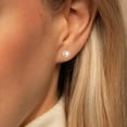 thumbnail image 2 of Cterwk 6 Pairs Pearl Earrings for Women Hypoallergenic Stud Earrings Set Tiny Small and Big Ball Pearl Earrings, 3MM, 2 of 6