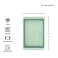 thumbnail image 3 of KitchenAid Aluminized Steel Nonstick 9x13-inch Sheet Cake Pan and Baking Dish, Pistachio Green, 3 of 8