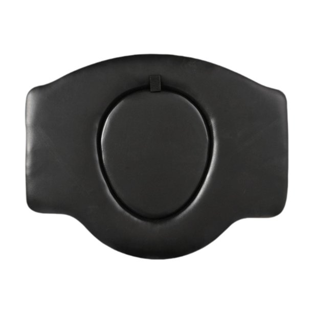 Cojín para inodoro, cojín ergonómico, suave y ligero, de piel sintética para inodoro. Aleación de aluminio