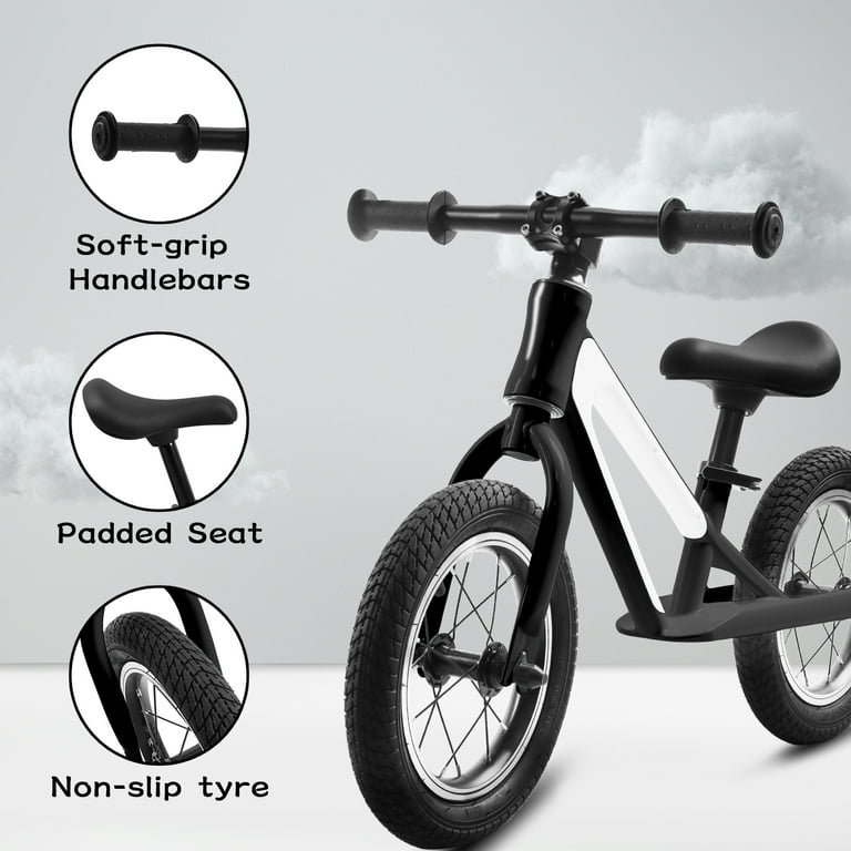 Balance bike with rubber tires sale