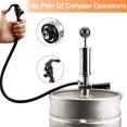 thumbnail image 3 of Beer Keg Party Pump, D Type Easy To Use Beer Tap Pump Leakproof 8in  for Party, 3 of 7