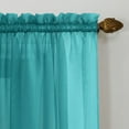 thumbnail image 6 of No. 918 Siren Voile Sheer Rod Pocket Curtain Single Panel, 59"x84", Sky, 6 of 6