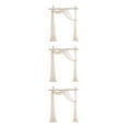 thumbnail image 3 of Destyer Wedding Valance Addition To Dreamy Wedding Decor Easy Care Wedding Arch Drapes Champagne 3Set, 3 of 6