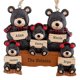 thumbnail image 1 of De Árbol De Navidad Diy Nombre Oso Familia Colgante Árbol De Navidad Adorno Colgante Vacaciones Decoración Del Hogar Regalo 2021 Colgante Yuarrent HA040063-03, 1 of 6