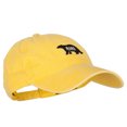 thumbnail image 5 of Mama Bear Embroidered Washed Cap - Bright Yellow OSFM, 5 of 5