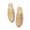 thumbnail image 4 of BURUDANI Women Buckle Backless Flats Mules Slip-On Dressy Casual Loafer Slides Comfort Shoes, 4 of 7