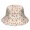 Beige Christmas Santa Pattern, variant on Blue Christmas Snowflake Pattern Bucket Hat, Travel Foldable Hat with Wide Brim & Breathable Fabric, Polyester Twill Gifts for Unisex Men Women