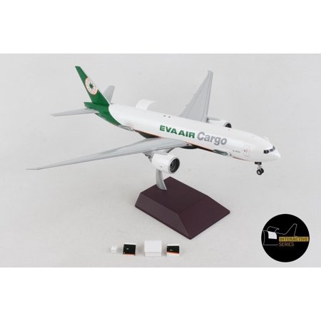 Boeing 777F Commercial Aircraft White w/Green Tail "Gemini 200 - Interactive" Series 1/200 Diecast Model Airplane by GeminiJets