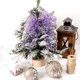thumbnail image 2 of Cinta Ribbli Espiral con Brillo en Organza Morada 2.5 cm x 10 m para Navidad, 2 of 4
