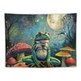 thumbnail image 5 of Chilfamy  Frog Mushroom Tapestry, Cool Colorful Space Galaxy Tapestry Aesthetic Wall Hanging for Bedroom, Fantasy Tapestries Poster Blanket College Dorm Home Decor 40x60inch, 5 of 6