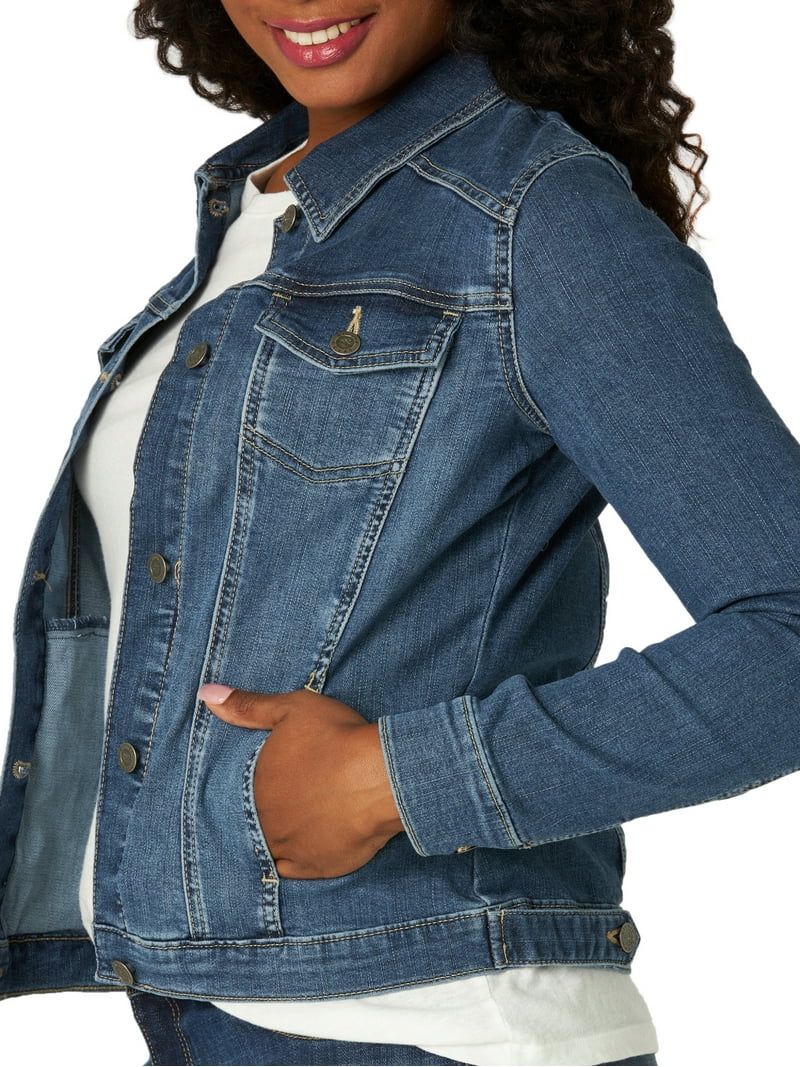 Riders by Lee Indigo Stretch Denim Jacket - Walmart.com