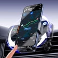 thumbnail image 3 of SharkTRUE Smart Auto Sensing Car Holder: 15W Wireless Charge, Auto Open/Close, One-Touch Rotation, 3 of 8
