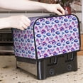 thumbnail image 6 of Rateoe crystal Skull record lips Pattern Toaster Covers 4 Slice Wide Slot,Bread Machine Cover,Bread Dust Cover & Fingerprint Protection,Appliance Covers, 6 of 7