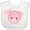 AA-White, variant on Inktastic Cute Pig, Little Pig, Piggy, Pink Pig Boys or Girls Baby Bib