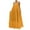 Yellow, variant on IROINNID Women's Sleeveless Halter Dress Round Neckline Casual Dress Pocket Loose Backless Big Swing Dress Strapless Solid Color Dress