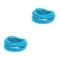 thumbnail image 3 of Guardurnaity 10 piezas de bandas para el cabello estilo Simple ajustable de alta elasticidad soporte de cola de caballo protector Scrunchies Lago azul 2piezas, 3 of 6