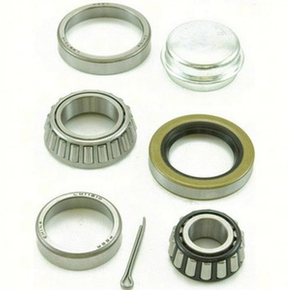 1.25" Straight Spindle Trailer 2.32" Wheel Bearing Seal & Grease Cap Kit 1-1/4"